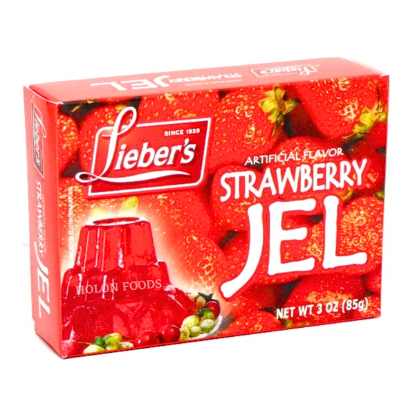 Lieber's Strawberry Jello 3 oz
