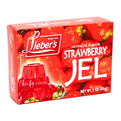 Lieber's Strawberry Jello 3 oz