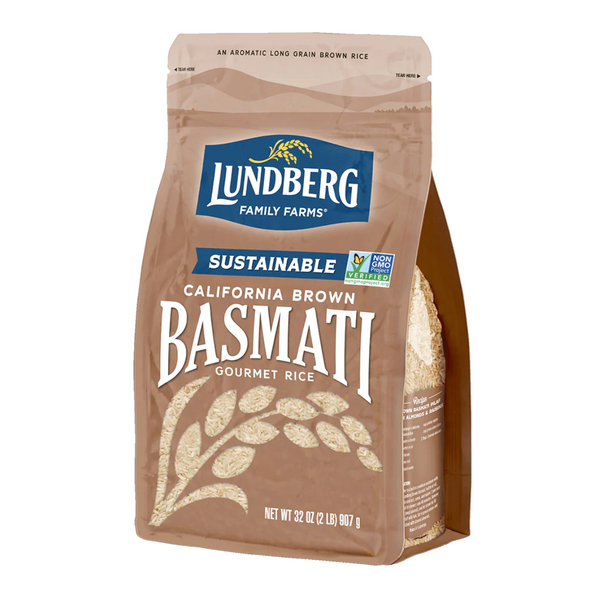 Lundberg California Brown Basmati Rice 32 oz