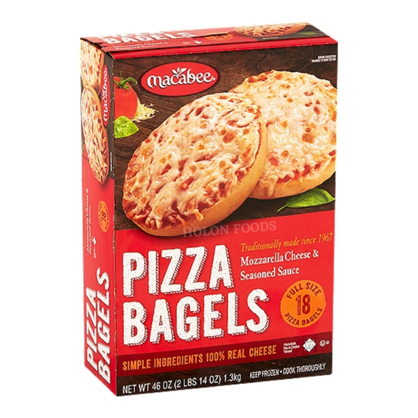Macabee Pizza Bagels 18 ct