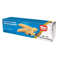 Man Delicious Wafers Vanilla Flavored 17.5 oz