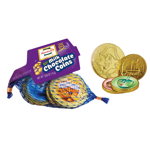 Manishchewitz Milk Chocolate Coins 24 ct