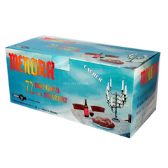 Menora Shabbat Candles 72 ct