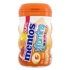 Mentos Vitamins Orange Gum 45 ct