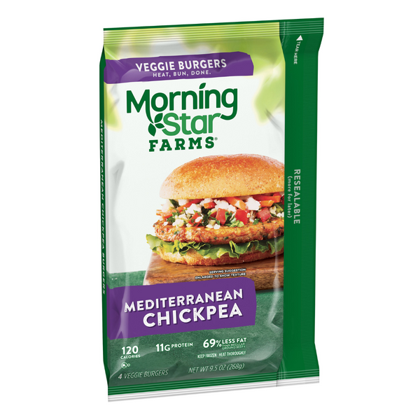 Morning Star Mediterranean Chickpea Veggie Burgers 9.5 oz
