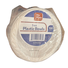 My Plate 5 oz Plastic Bowls 100 ct