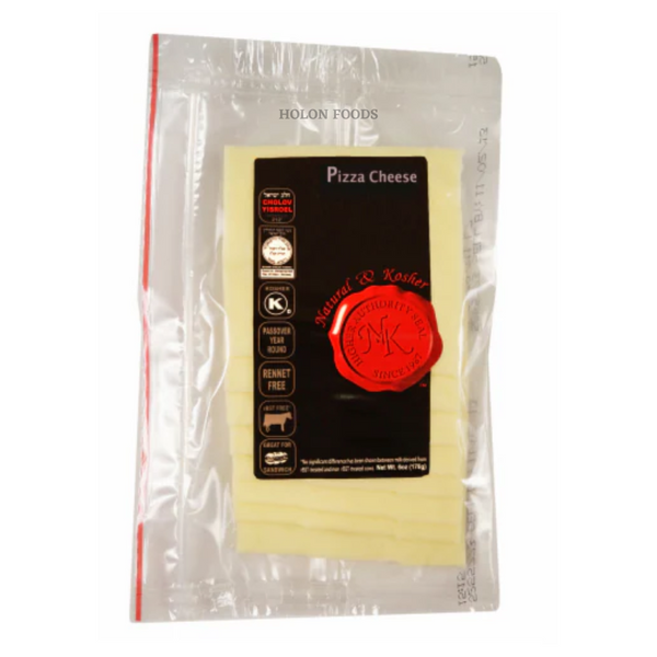Natural & Kosher Sliced Pizza Cheese 6 oz