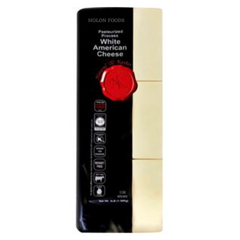 Natural & Kosher White American Cheese 108 Slices