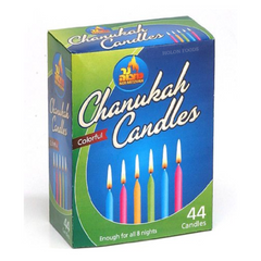 Ner Mitzah Colorful Candles 44 ct