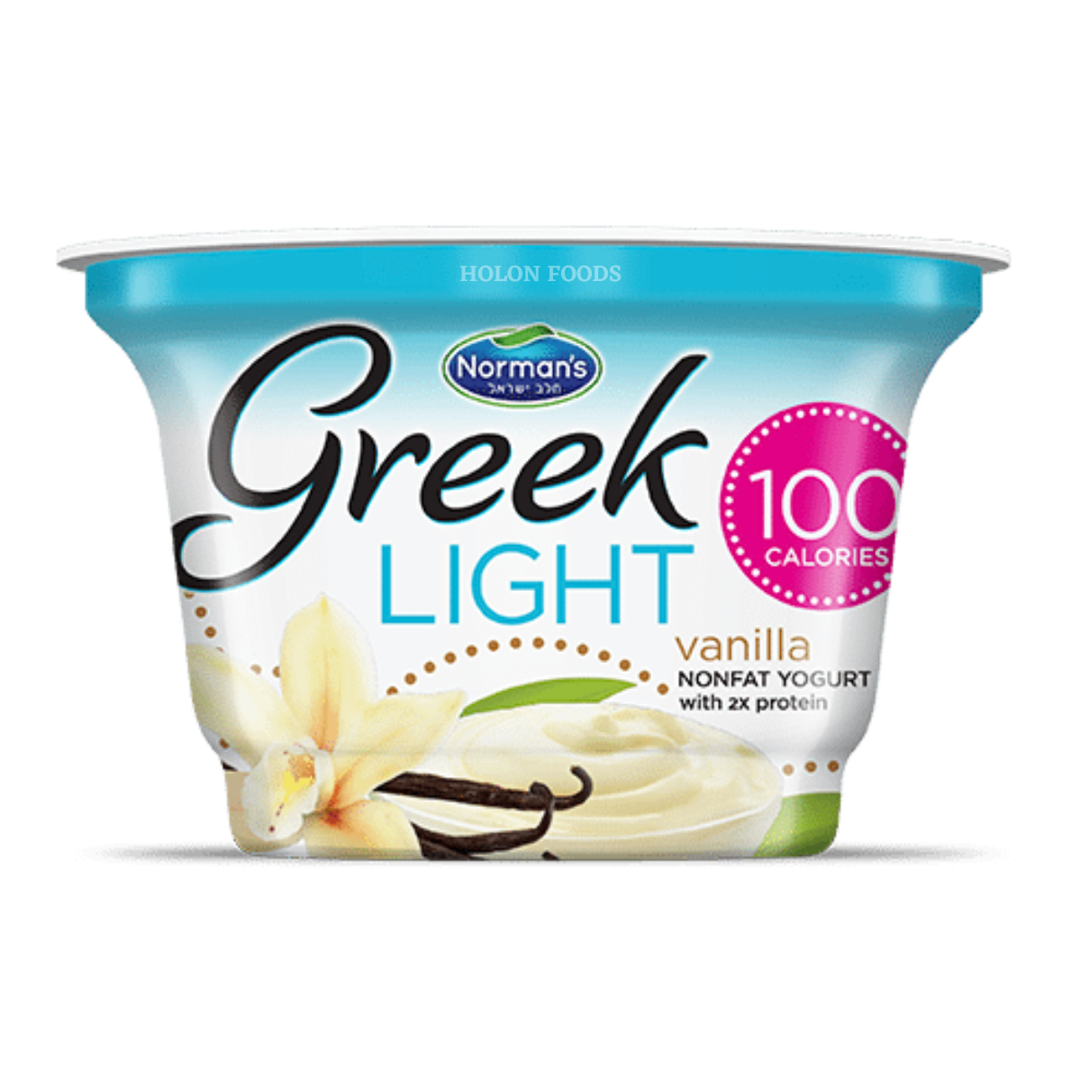 Shop Norman's Greek Light Vanilla Yogurt 5.3 oz Holon Kosher Foods