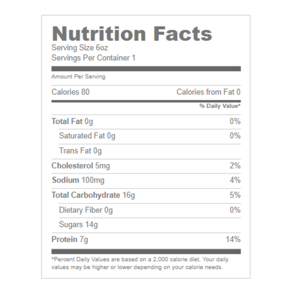 Norman's Lite Vanilla Yogurt 6 oz