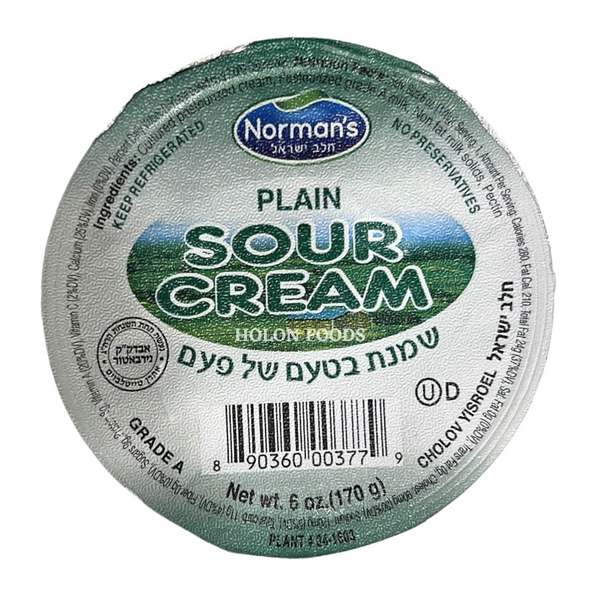 Norman's Plain Sour Cream 6 oz