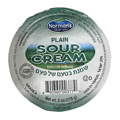 Norman's Plain Sour Cream 6 oz