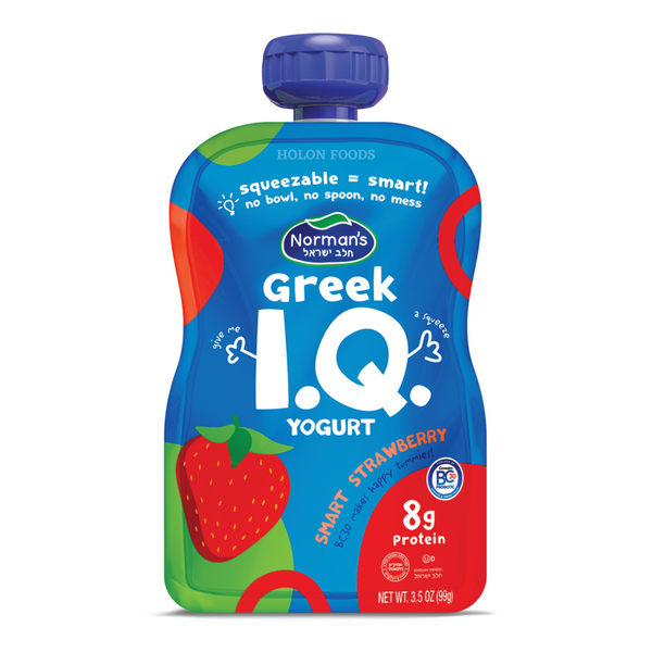 Norman's Smart Strawberry Greek I.Q Lowfat Yogurt 3.5 oz