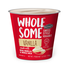 Norman's Wholesome Vanilla Swiss Style Yogurt 5.3 oz