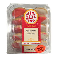 Oberlander Pink & White Cookies 8 oz