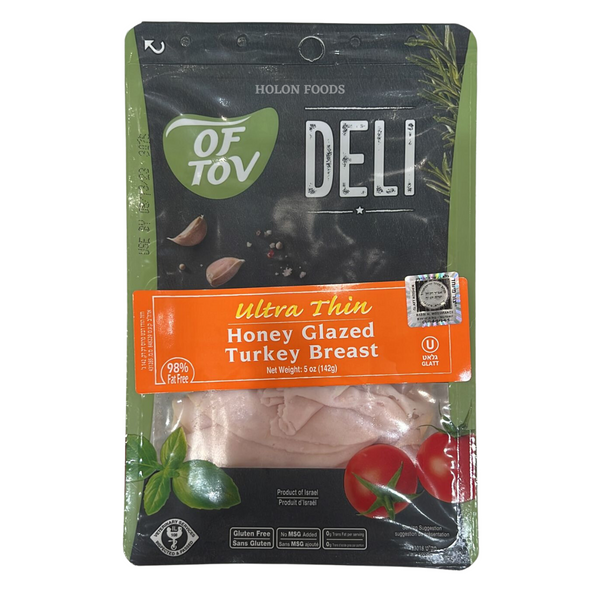 Of Tov Ultra Thin Honey Glazed Turkey Breast 5 oz