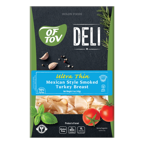 Of Tov Ultra Thin Mexican Style Smoked Turkey Breast