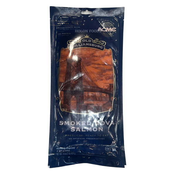 Old Williamsburg Smoked Nova Salmon 16 oz
