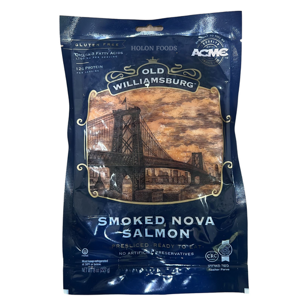 Old Williamsburg Smoked Nova Salmon 8 oz