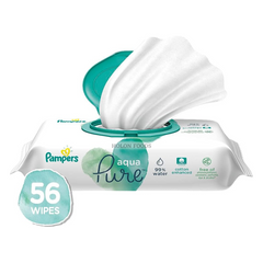Pampers Aqua Pure Baby Wipes 56 ct