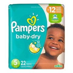 Pampers Baby Dry Diapers Size 5 22 ct