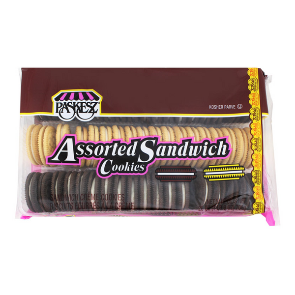 Paskesz Assorted Sandwich Cookies 26 oz