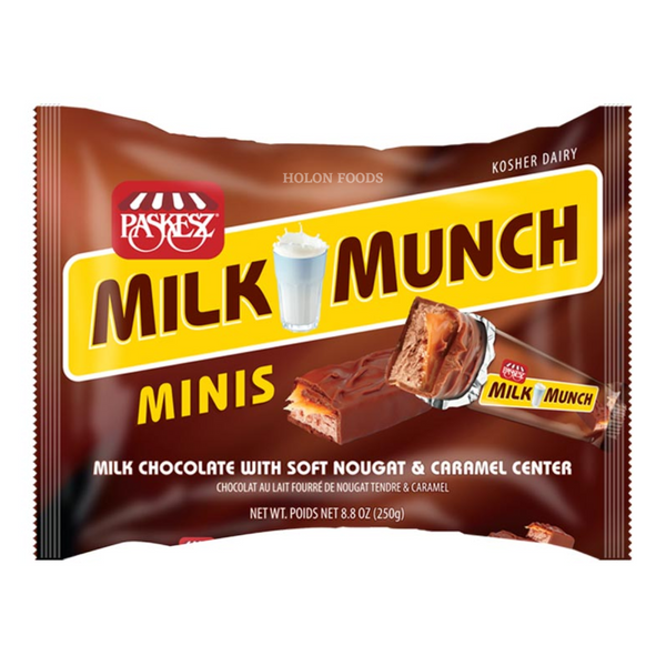 Paskesz Mini Milk Munch Bagged 8.8 oz