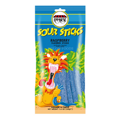 Paskesz Sour Sticks Raspberry 3.5 oz