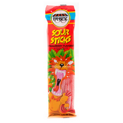 Paskesz Sour Sticks Strawberry 1.75 oz