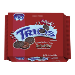 Paskesz Trios Fudge Filled Cookies 15.25 oz