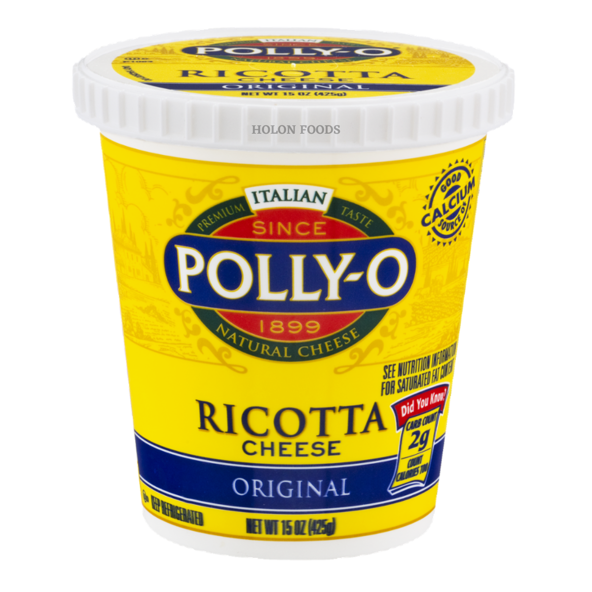 Food Club Ricotta Buy Polly-o Ricotta Cheese Original 15 oz | Holon Kosher Foods ...