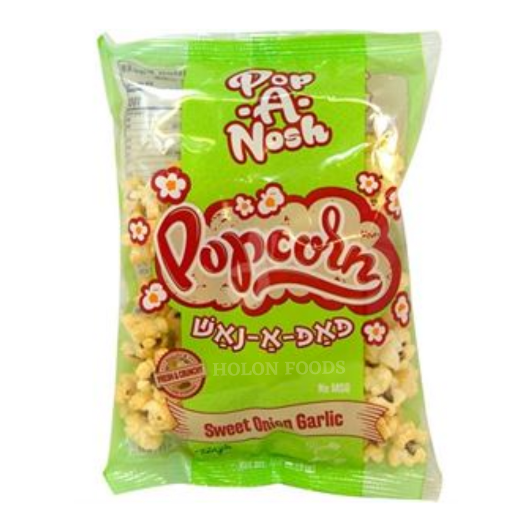 Shop Pop A Nosh Sweet Onion Garlic Popcorn 0.75 oz | Holon Kosher Foods ...