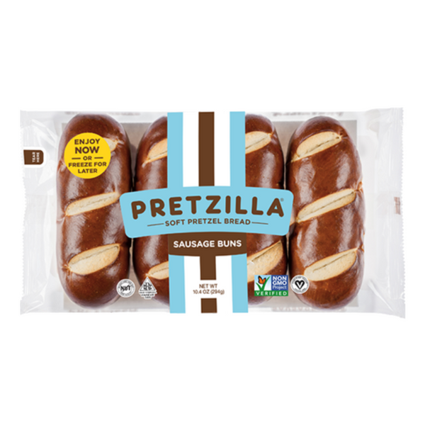 Pretzilla Pretzel Sausage Buns 10.4 oz