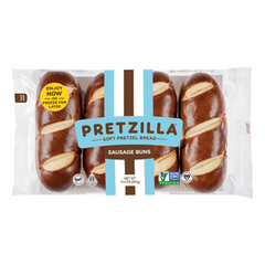 Pretzilla Pretzel Sausage Buns 10.4 oz