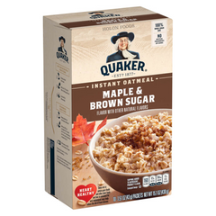 Quaker Maple Brown Sugar Instant Oatmeal 15 oz