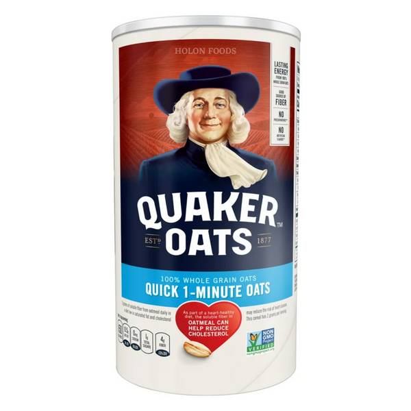 Quaker Whole Grain Quick 1-Minute Oats 18 oz