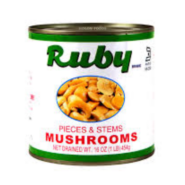 Ruby Pieces & Stems Mushrooms 16 oz