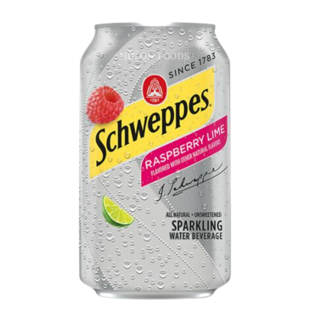 Shop Schweppes Raspberry Lime Seltzer 12 oz | Holon Kosher Foods ...