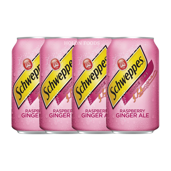 Schweppes Raspberry Soda 4 ct