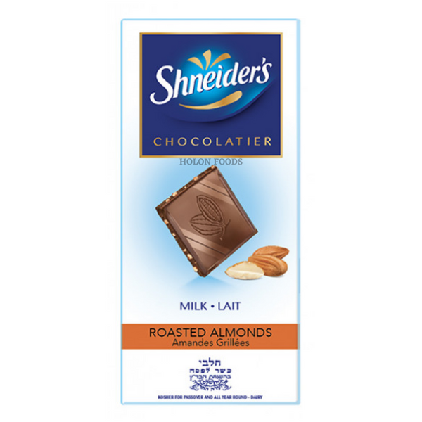 Schneider's Roasted Almond Chocolate Bar 3.5 oz