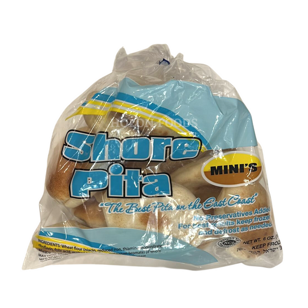 Shore Mini Plain Pita Bread 6 oz