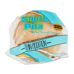 Shore Whole Wheat Thin Pita Bread 10 oz