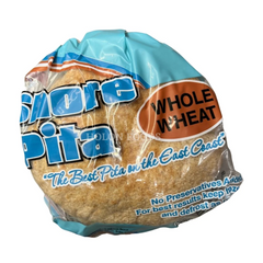 Shore Whole Wheat Pita Bread 15 oz
