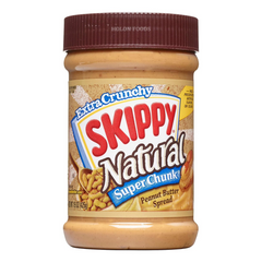 Skippy Natural Extra Crunchy Peanut Butter 15 oz