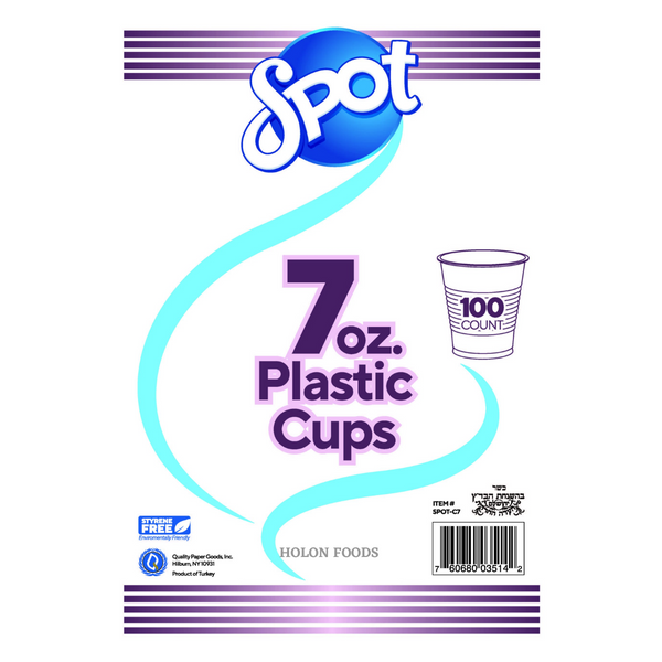 Spot 7 oz Plastic Cups 100 ct