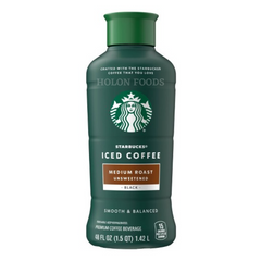 Starbucks Iced Coffee Medium Roast Unsweetened 48 oz