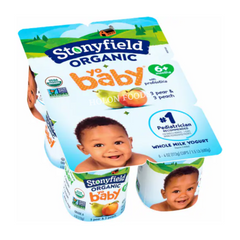 Stonyfield Organic YoBaby Peach & Pear Kids' Yogurt  6 ct 4oz Cup