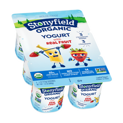 Stonyfield Organic Yogurt for Kids with Strawberry & Banana 6 ct