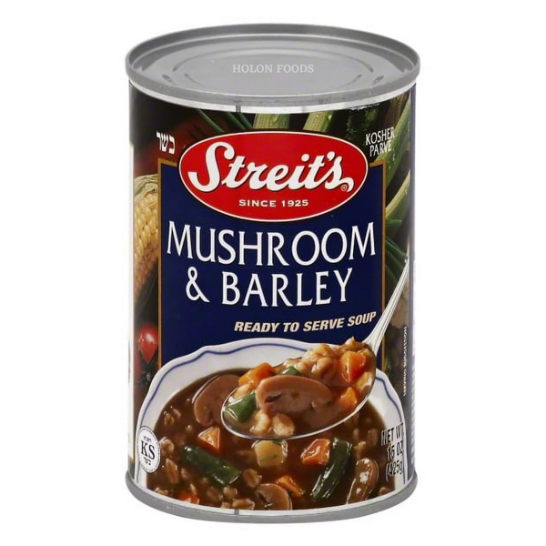 Streit’s Mushroom & Barley Soup 15 oz